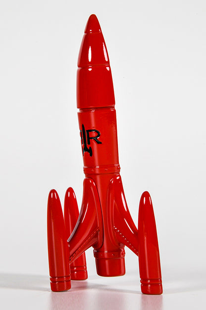 35cm Tintin rocket lamp with smoke 38