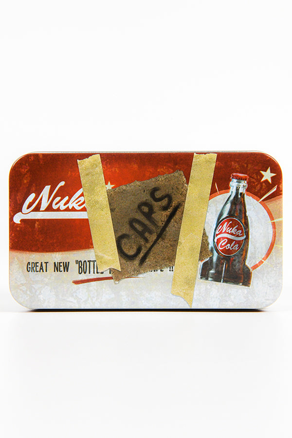 Font view of the Nuka Cola Collectible Tin