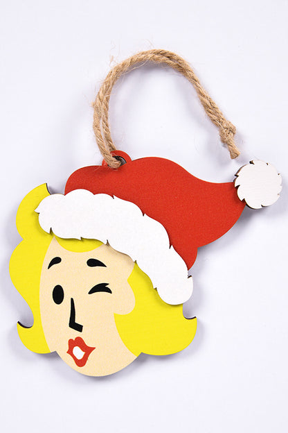 Image: Fallout Vault Girl Wooden Ornament view 2