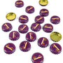 Image: Fallout Bottle Cap Series: Nuka Quantum bottle caps
