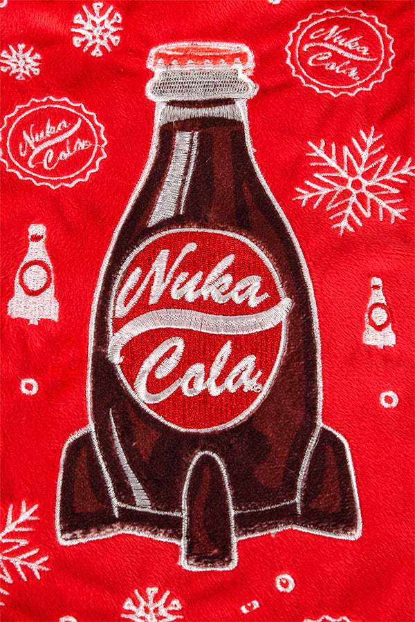 Image: Fallout Nuka-Cola Holiday Stocking closeup of Nuka-Cola bottle