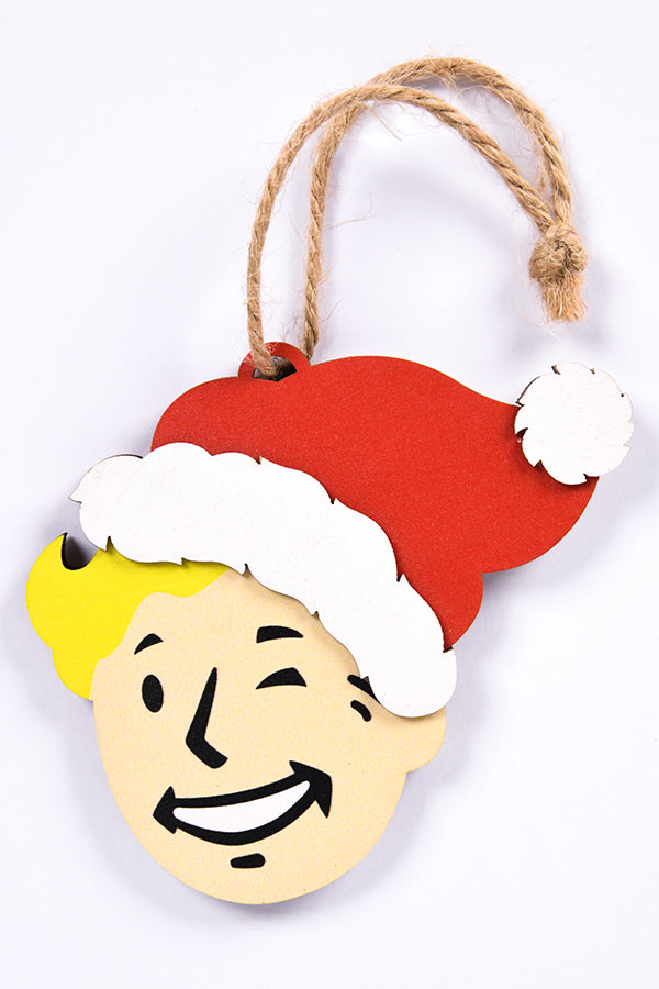 Image: Fallout Vault Boy Wooden Ornament view 2