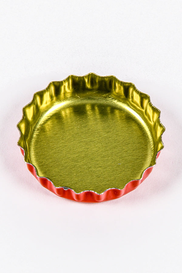 Detail view of the bottom of a Nuka Cola Bottle Cap