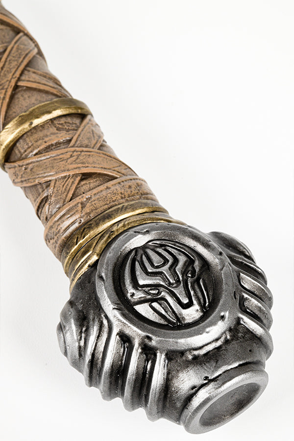 Image: DOOM Eternal Crucible Hilt Replica closeup of pommel