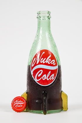 Fallout Nuka Cola Glass Bottle & Cap – Bethesda International Gear Store